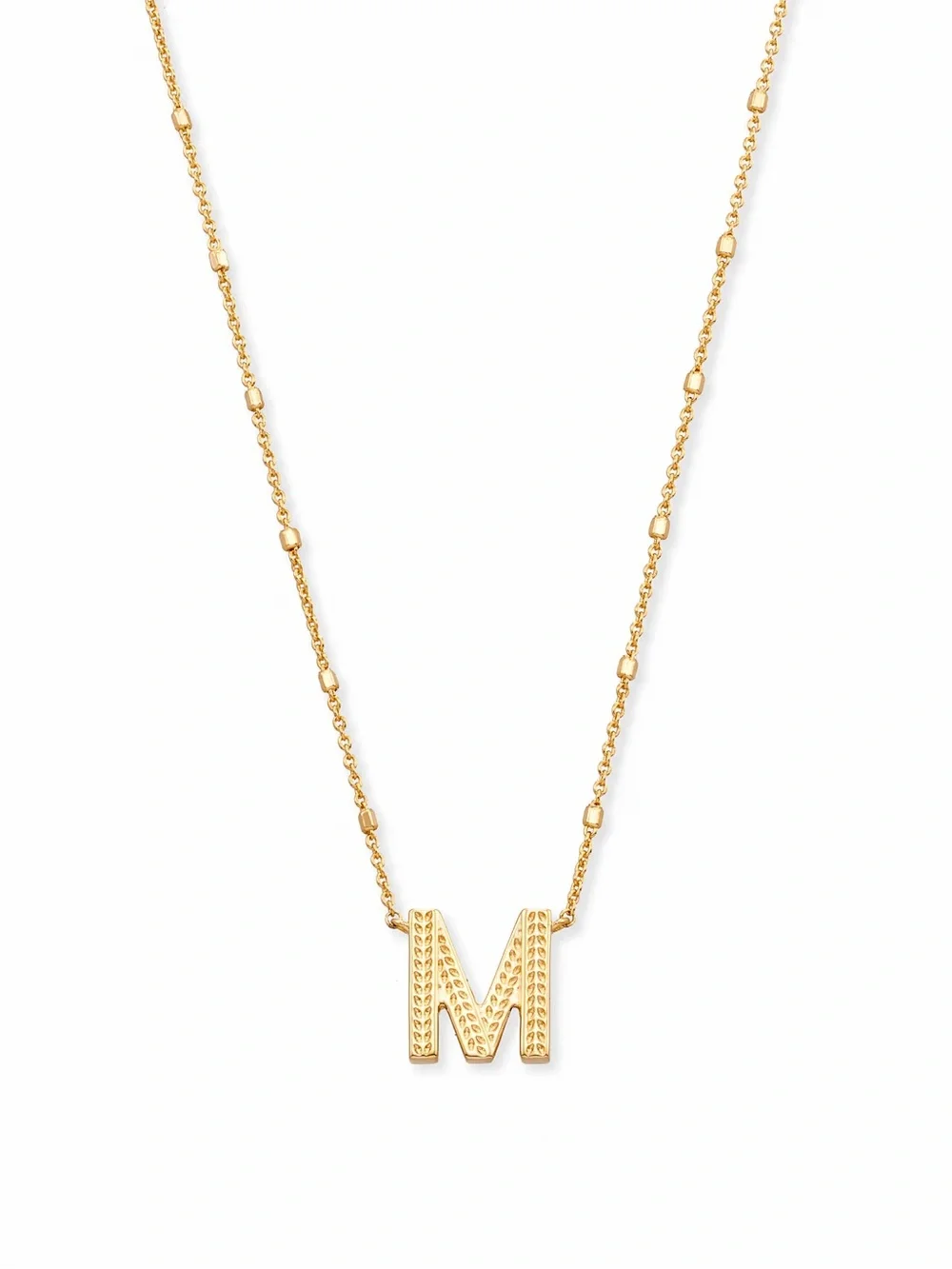 Gold Kendra Scott Letter Necklace